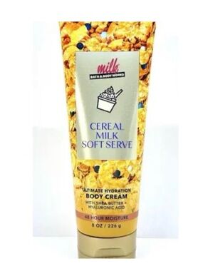 Bath & Body Works Cereal Milk Soft Serve Body Cream - Yellow